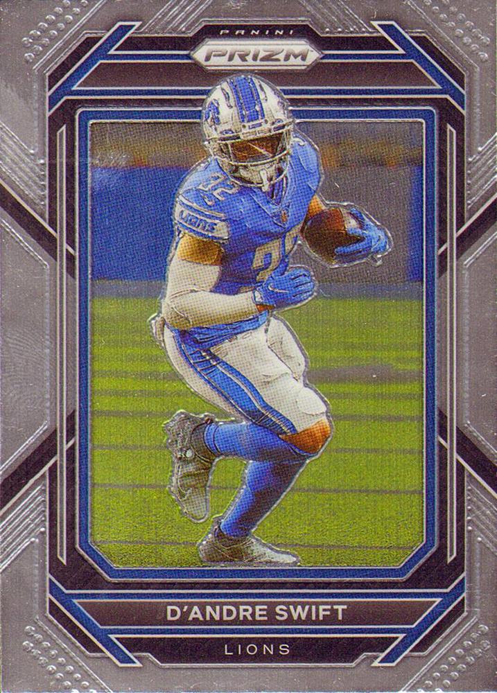 #96 D'Andre Swift - Detroit Lions - 2022 Panini Prizm Football