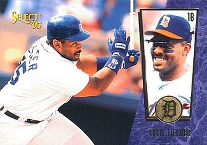 #96 Cecil Fielder - Detroit Tigers - 1995 Select Baseball
