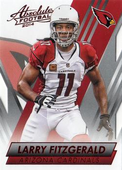 #96 Larry Fitzgerald - Arizona Cardinals - 2014 Panini Absolute - Red Football
