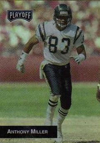 #96 Anthony Miller - San Diego Chargers - 1993 Playoff Football