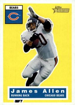 #96 James Allen - Chicago Bears - 2001 Topps Heritage Football