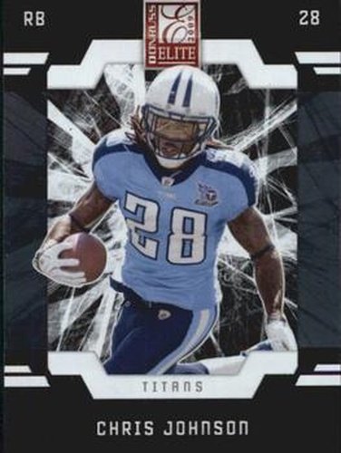 #96 Chris Johnson - Tennessee Titans - 2009 Donruss Elite Football