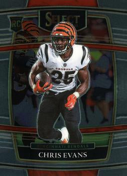 #96 Chris Evans - Cincinnati Bengals - 2021 Panini Select Football