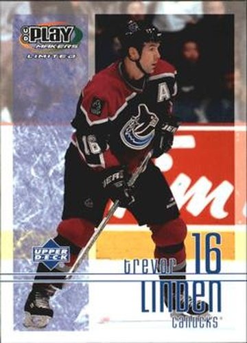 #96 Trevor Linden - Vancouver Canucks - 2001-02 Upper Deck Playmakers Hockey