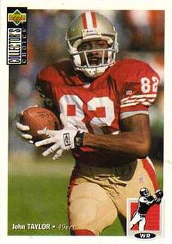 #96 John Taylor - San Francisco 49ers - 1994 Collector's Choice Football