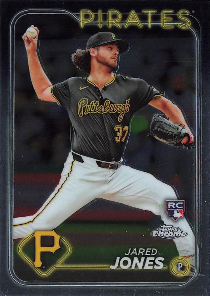 #96 Jared Jones - Pittsburgh Pirates - 2024 Topps Chrome Baseball