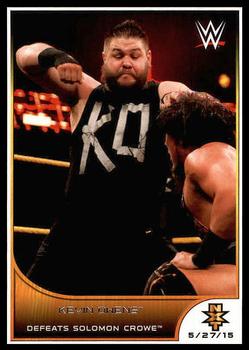 #96 Kevin Owens - 2016 Topps WWE Road to Wrestlemania Wrestling