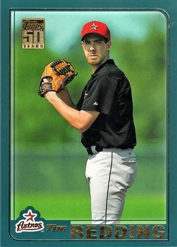 #T96 Tim Redding - Houston Astros - 2001 Topps Traded & Rookies Baseball