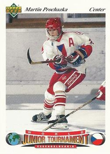 #96 Martin Prochazka - Czechoslovakia - 1991-92 Upper Deck Czech World Juniors Hockey