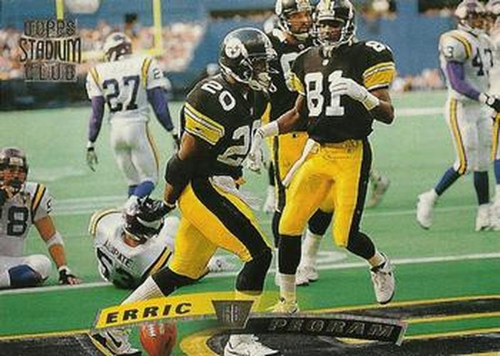 #96 Erric Pegram - Pittsburgh Steelers - 1996 Stadium Club Football