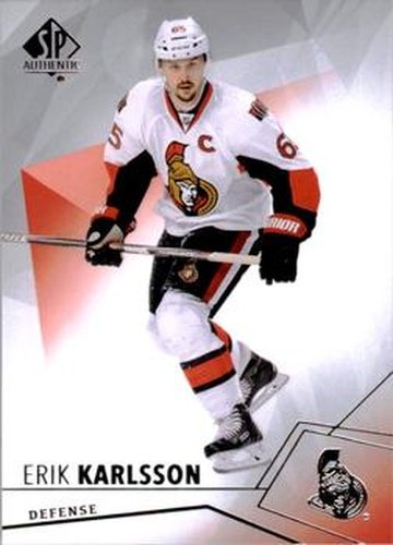 #96 Erik Karlsson - Ottawa Senators - 2015-16 SP Authentic Hockey