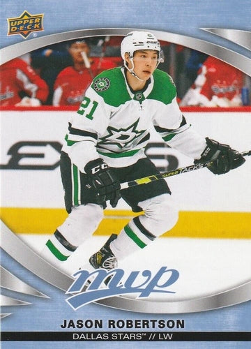 #96 Jason Robertson - Dallas Stars - 2023-24 Upper Deck MVP - Ice Battles Hockey