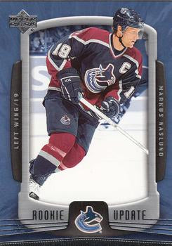 #96 Markus Naslund - Vancouver Canucks - 2005-06 Upper Deck Rookie Update Hockey