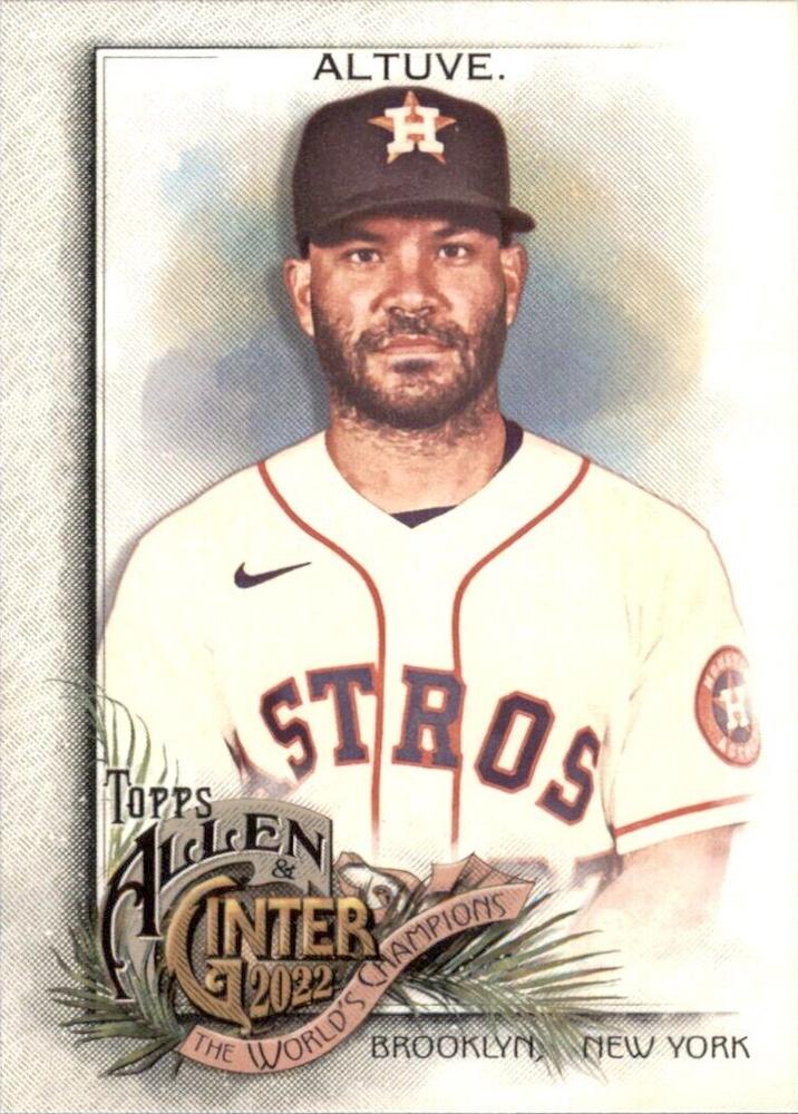 #96 Jose Altuve - Houston Astros - 2022 Topps Allen & Ginter Baseball
