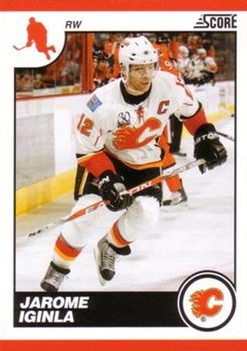 #96 Jarome Iginla - Calgary Flames - 2010-11 Score Hockey