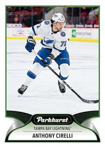 #96 Anthony Cirelli - Tampa Bay Lightning - 2021-22 Parkhurst Hockey