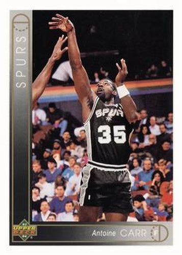 #96 Antoine Carr - San Antonio Spurs - 1993-94 Upper Deck Basketball