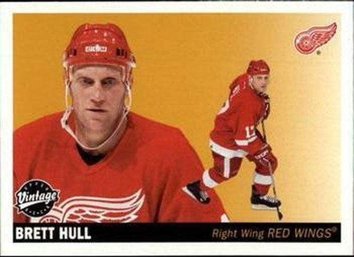 #96 Brett Hull - Detroit Red Wings - 2002-03 Upper Deck Vintage Hockey