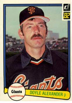 #96 Doyle Alexander - San Francisco Giants - 1982 Donruss Baseball