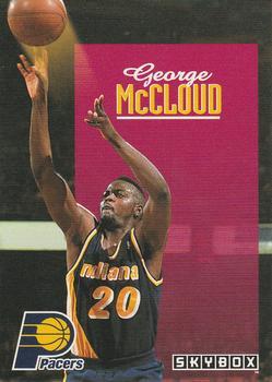 #96 George McCloud - Indiana Pacers - 1992-93 SkyBox Basketball