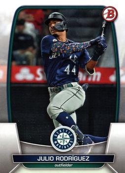 #96 Julio Rodriguez - Seattle Mariners - 2023 Bowman Baseball