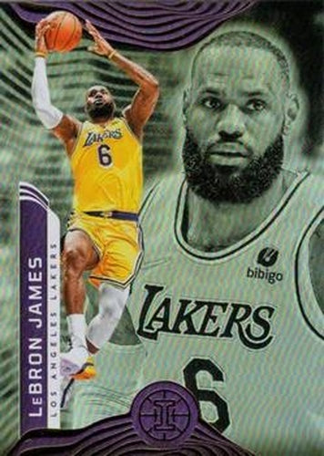 #96 LeBron James - Los Angeles Lakers - 2021-22 Panini Illusions Basketball