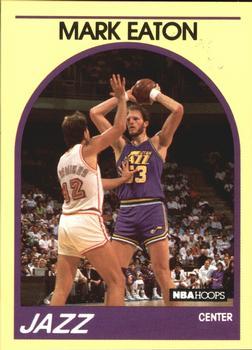 #96 Mark Eaton - Utah Jazz - 1989-90 Hoops Superstars Basketball