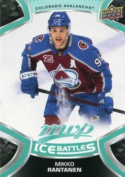 #96 Mikko Rantanen - Colorado Avalanche - 2021-22 Upper Deck MVP - Ice Battles Hockey
