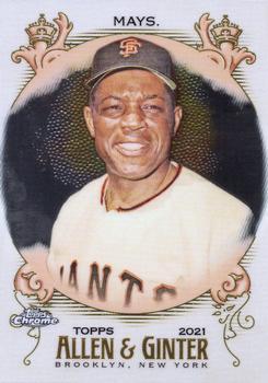 #96 Willie Mays - San Francisco Giants - 2021 Topps Allen & Ginter Chrome Baseball