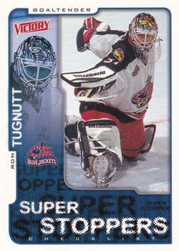#96 Ron Tugnutt - Columbus Blue Jackets - 2001-02 Upper Deck Victory Hockey