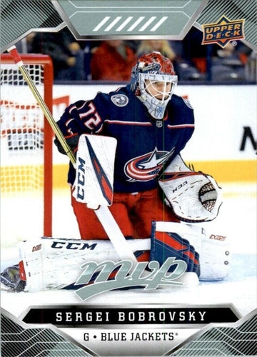 #96 Sergei Bobrovsky - Columbus Blue Jackets - 2019-20 Upper Deck MVP Hockey