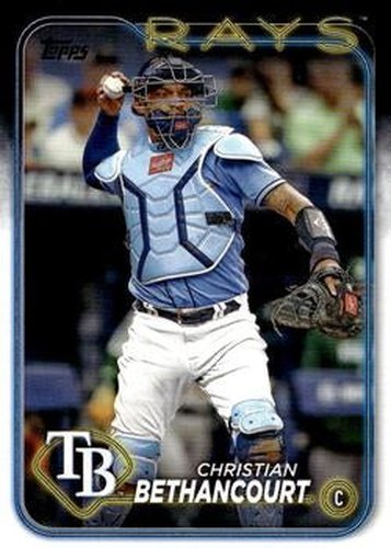 #96 Christian Bethancourt - Tampa Bay Rays - 2024 Topps Baseball