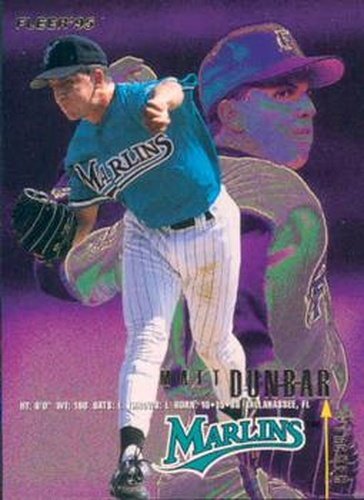 #U-96 Matt Dunbar - Florida Marlins - 1995 Fleer Update Baseball