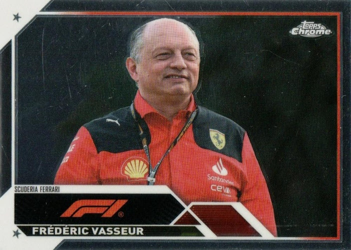 #96 Frédéric Vasseur - Scuderia Ferrari - 2023 Topps Chrome Formula 1 Racing