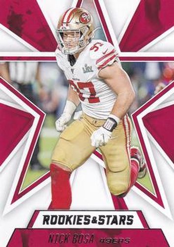 #96 Nick Bosa - San Francisco 49ers - 2020 Panini Rookies & Stars Football