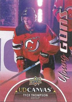 #C96 Tyce Thompson - New Jersey Devils - 2021-22 Upper Deck - UD Canvas Hockey