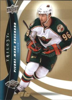 #96 Pierre-Marc Bouchard - Minnesota Wild - 2009-10 Upper Deck Trilogy Hockey
