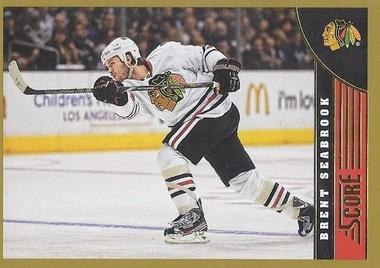 #96 Brent Seabrook - Chicago Blackhawks - 2013-14 Score - Gold Hockey