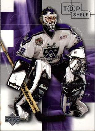 #96 Felix Potvin - Los Angeles Kings - 2001-02 Upper Deck Top Shelf Hockey