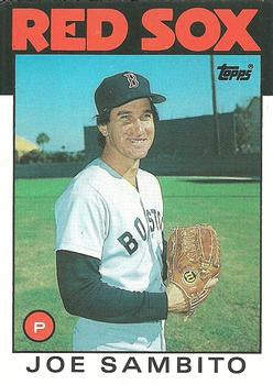 #97T Joe Sambito - Boston Red Sox - 1986 Topps Traded Baseball
