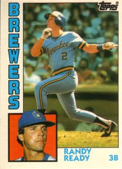 #97T Randy Ready - Milwaukee Brewers - 1984 Topps Traded Baseball
