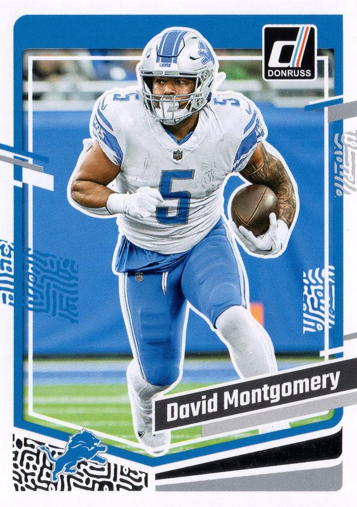 #97 David Montgomery - Detroit Lions - 2023 Donruss Football