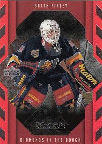 #97 Brian Finley - Barrie Colts - 1999-00 Upper Deck Black Diamond Hockey