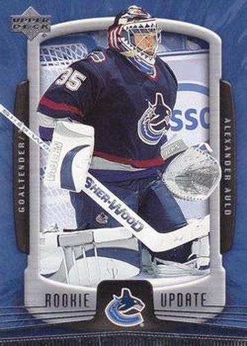 #97 Alexander Auld - Vancouver Canucks - 2005-06 Upper Deck Rookie Update Hockey
