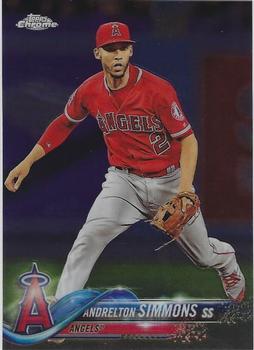 #97 Andrelton Simmons - Los Angeles Angels - 2018 Topps Chrome Baseball