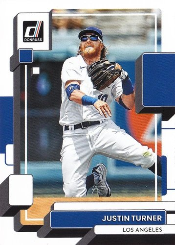 #97 Justin Turner - Los Angeles Dodgers - 2022 Donruss Baseball