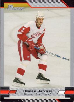 #97 Derian Hatcher - Detroit Red Wings - 2003-04 Bowman Draft Picks and Prospects Hockey
