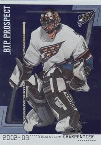 #97 Sebastien Charpentier - Washington Capitals - 2002-03 Be a Player Between the Pipes Hockey