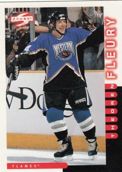 #97 Theoren Fleury - Calgary Flames - 1997-98 Score Hockey