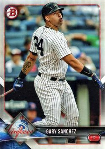 #97 Gary Sanchez - New York Yankees - 2018 Bowman Baseball
